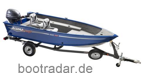 Alumacraft Escape 145 Tiller technische daten